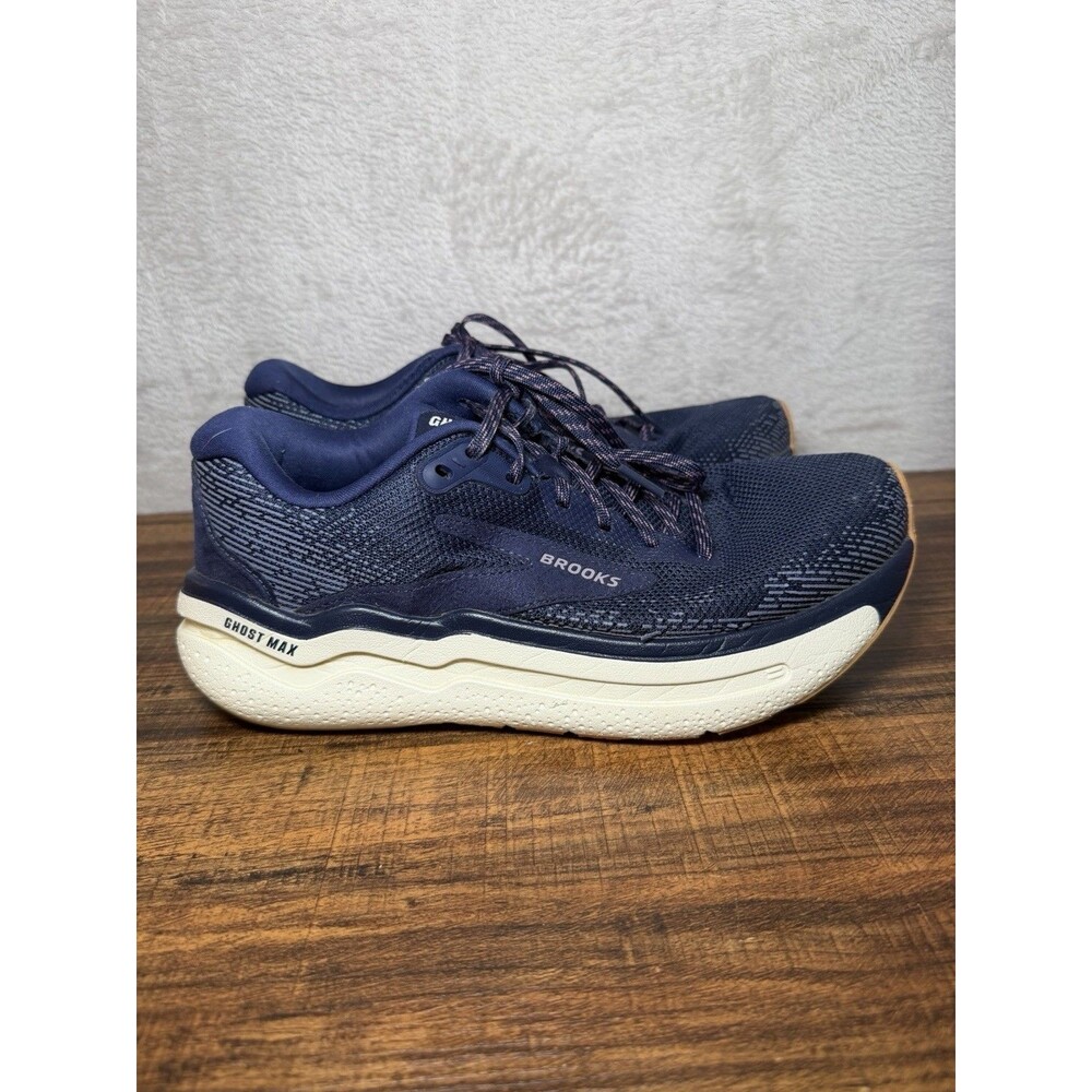 Brooks Ghost Max 2 Women's Running Walking Shoes Size 8 Navy Blue Gorpcore Work